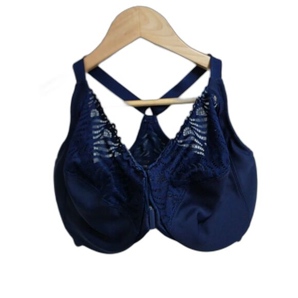 Glamorise WonderWire Front-Close T-Back Bra (34G) - Picture 1 of 5